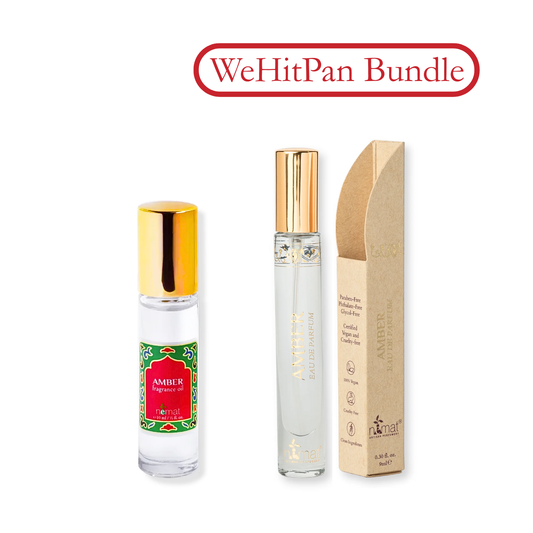 Nemat Amber Bundle Perfume Oil — Travel eau de parfum spray and Oil Discount Bundle at Wehitpan