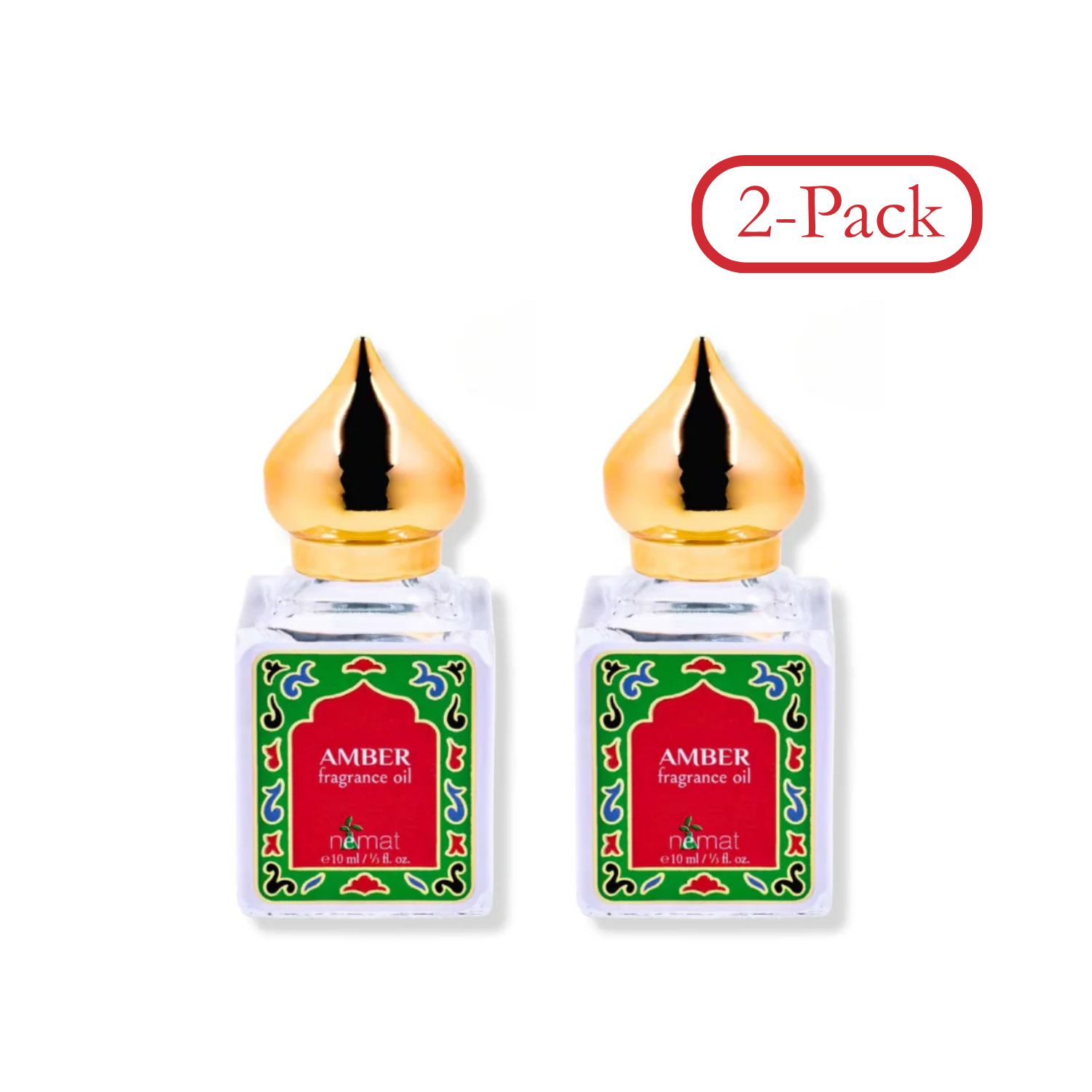 Nemat Amber Perfume Oil — two pack discounted price exclusively at wehitpan beauty