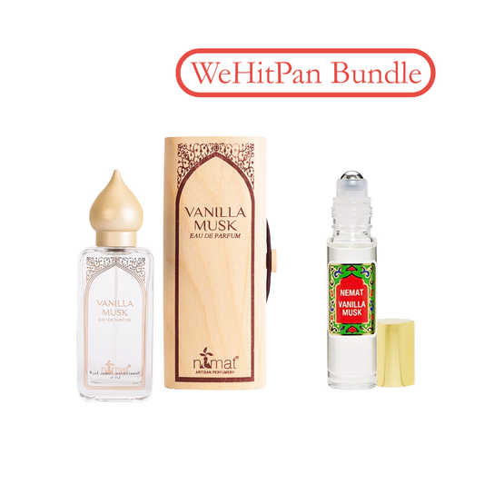 Nemat Vanilla Musk Bundle Perfume Oil and Eau de Parfum - discount price at wehitpan beauty