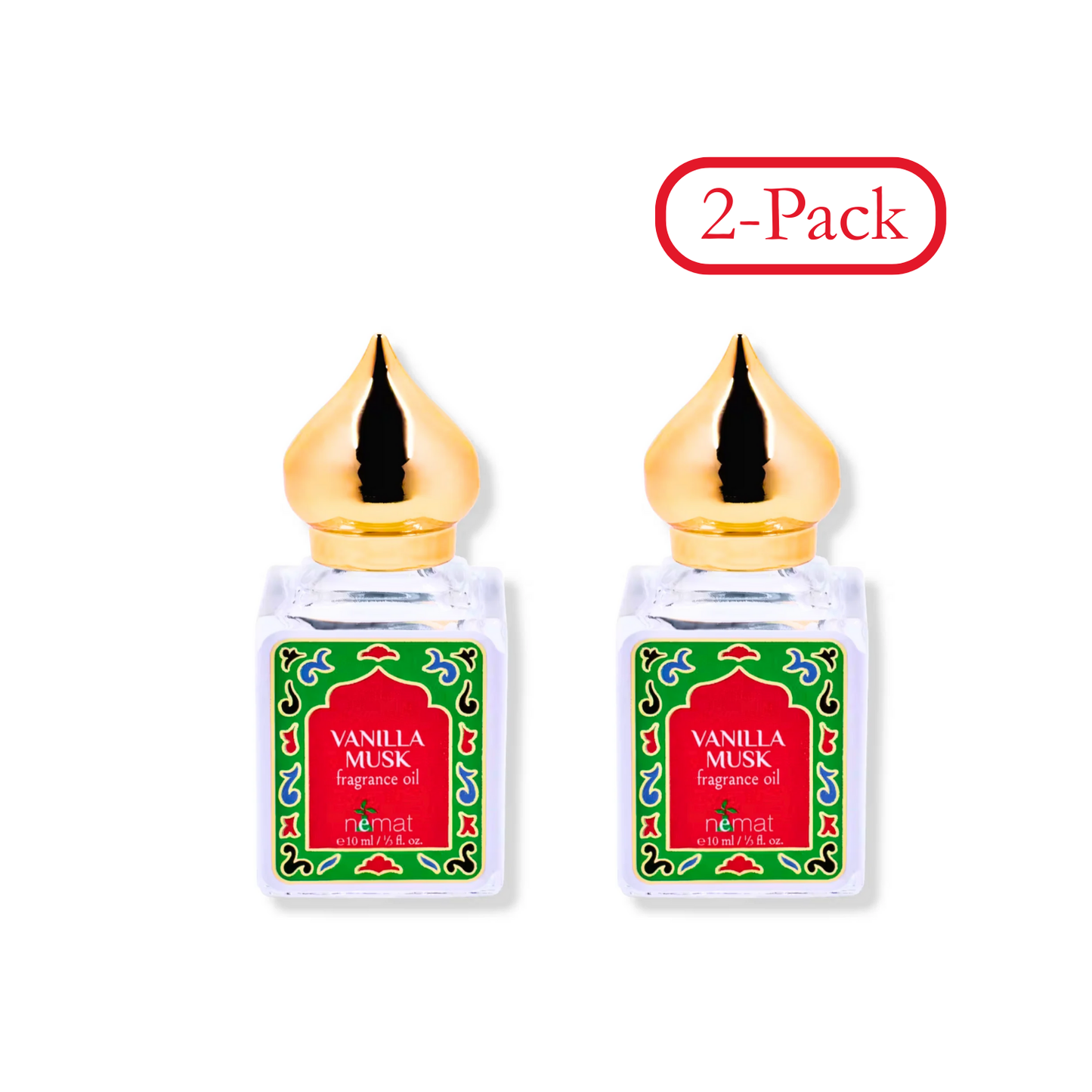 Nemat vanilla musk perfume oil - two pack discount price everyday at wehitpan