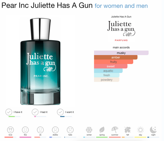 Juliette has a Gun Pear Inc. Eau de Parfum - 50 ml Full Size (Image 6)