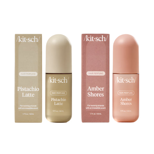 Kitsch Seaside Latte Hair Perfume Duo  Pistachio Latte & Amber Shores - bundle - Image 1