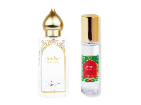 Nemat Amber Bundle — Perfume Oil & EDP ($81 value)