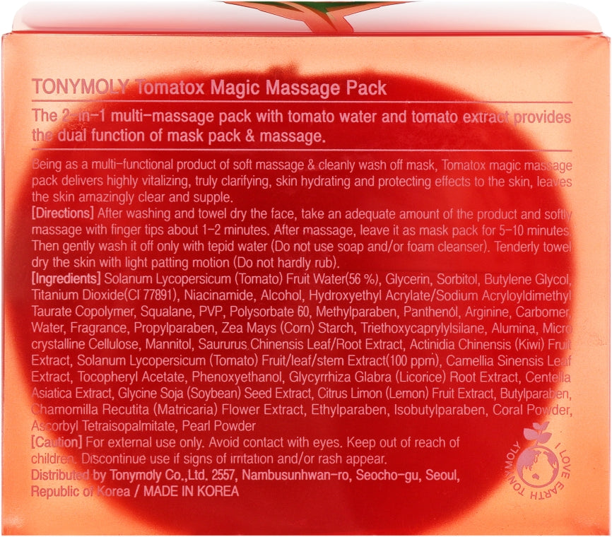 Tonymoly Tomatox Massage Pack
