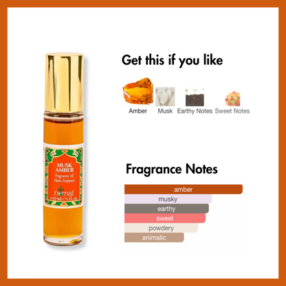 Nemat Musk Amber perfume oil fragrance notes and photos of amber, musk, earthy notes, sweet notes