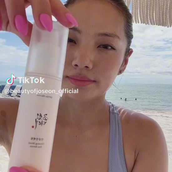 Beauty of Joseon Ginseng Moist Sun Serum Spf 50 Sunscreen, summer makeup, viral tiktok, wehitpan.com product photo review