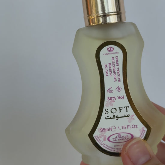 video of the al rehab soft eau de parfum and the oil