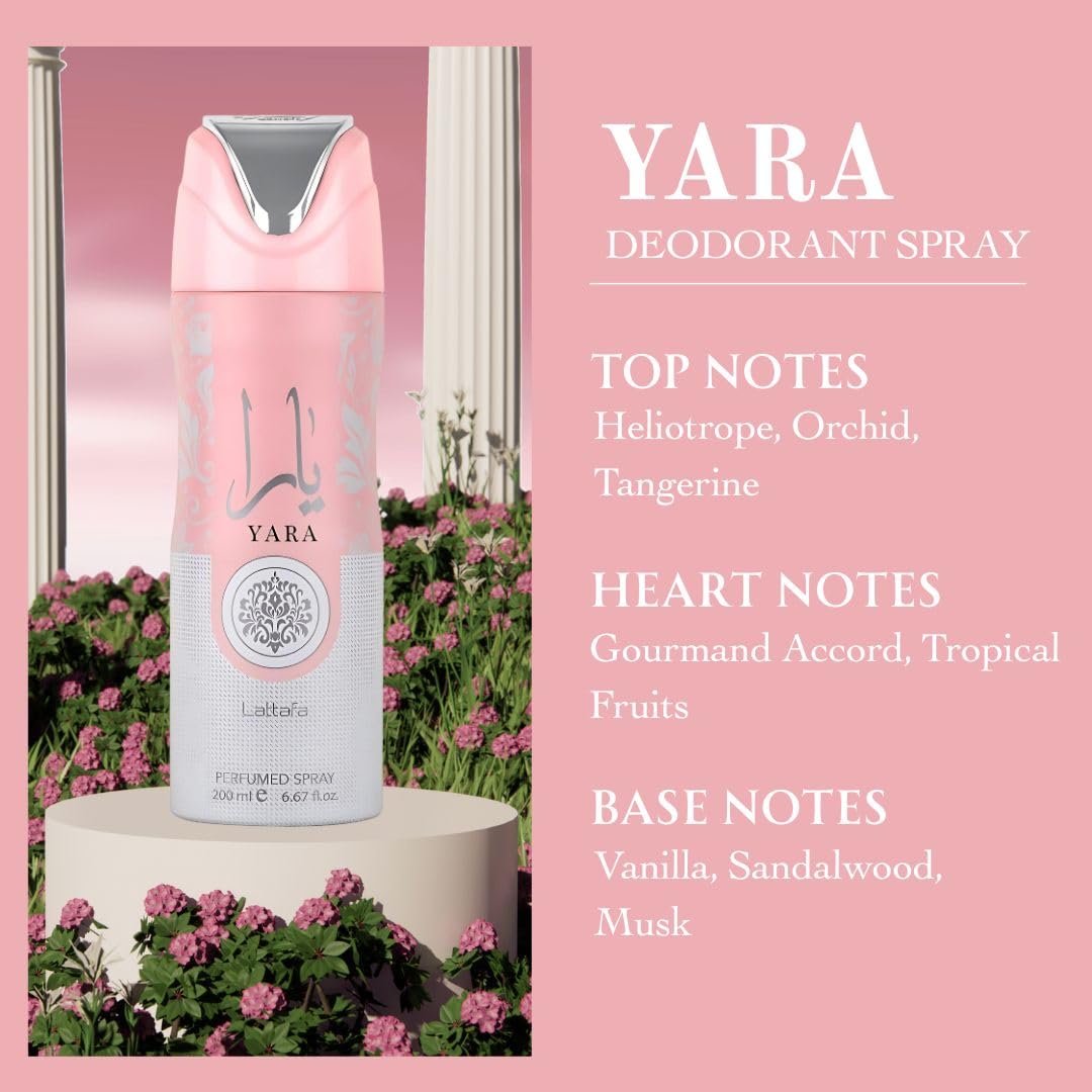 Yara Lattafa Perfumed Deodorant Spray - spray - Image 6