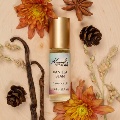 Kuumba Made Vanilla Bean fragrance oil with vanilla pods and star anise